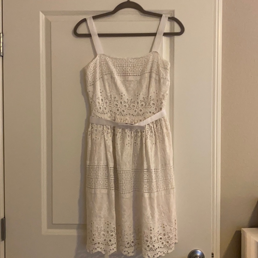 Colette Dinnigan Mid Length White Dress